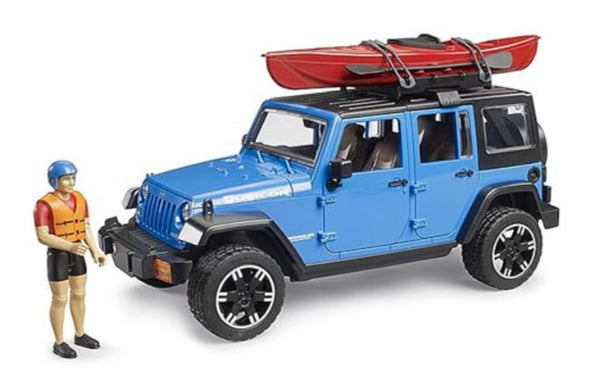 02529 1/16 Jeep Wrangler Rubicon Unlimited with Kayak & Kayaker