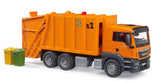 #03760 1/16 Orange MAN TGS 26.500 Rear Loading Garbage Truck