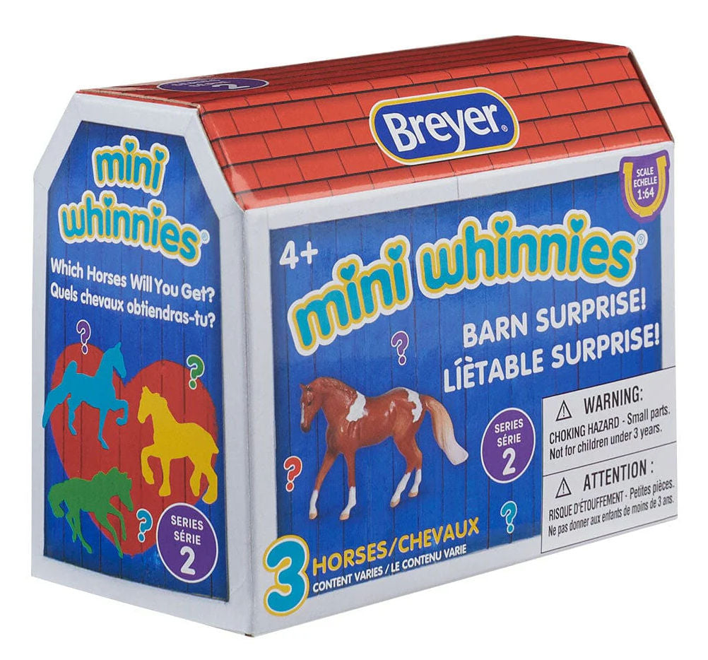 #B-MW-10054 1/64 Mini Whinnies Horse Barn Surprise, Series 2
