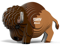 #105626 EUGY Bison 3D Cardboard Craft Puzzle