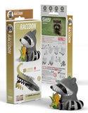 #107559 EUGY Raccoon 3D Cardboard Craft Puzzle