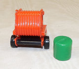#1587 1/64 AC/Case Orange Round Baler with Bale - No package, AS IS