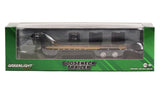 #30390 1/64 Black Gooseneck Flatbed Trailer