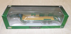 #30390GM 1/64 Green Chrome Gooseneck Flatbed Trailer - Chase Version