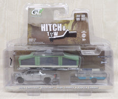 #32320-DR 1/64 2024 Chevrolet Silverado High Country Pickup with Pop-Up Camper - Raw Metal Chase
