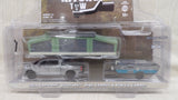#32320-DR 1/64 2024 Chevrolet Silverado High Country Pickup with Pop-Up Camper - Raw Metal Chase