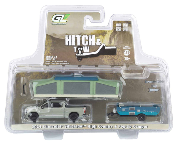32320-D 1/64 2024 Chevrolet Silverado High Country Pickup with Pop