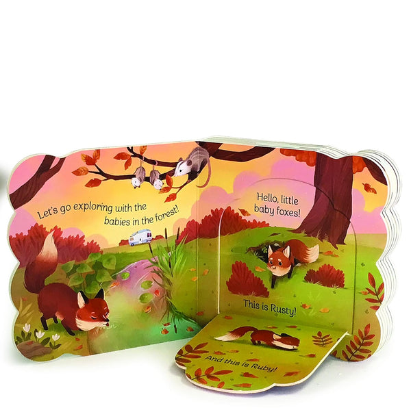 390637 Babies in the Forest Lift-a-Flap Book | Action Toys