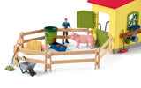 #42605 1/20 Yellow Barn with Animals & Accessories