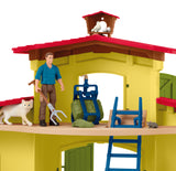 #42605 1/20 Large Yellow Barn with Animals & Accessories