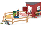 #42606 1/20 Large Red Barn with Animals & Accessories