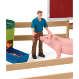 #42606 1/20 Large Red Barn with Animals & Accessories