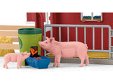 #42606 1/20 Large Red Barn with Animals & Accessories