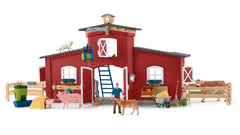 #42606 1/20 Large Red Barn with Animals & Accessories