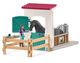 #42709 1/20 Horse Stall with Horse Club Lisa & Storm