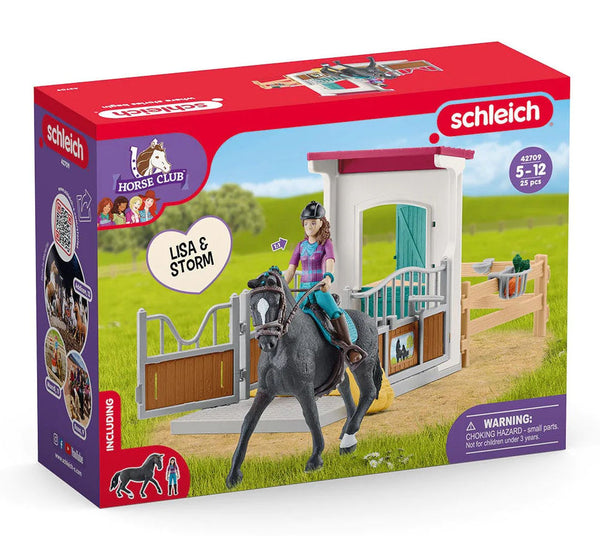 42709 1/20 Horse Stall with Horse Club Lisa & Storm | Action Toys