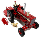 #44380 1/16 Farmall 1256 Tractor with Mower & Figures