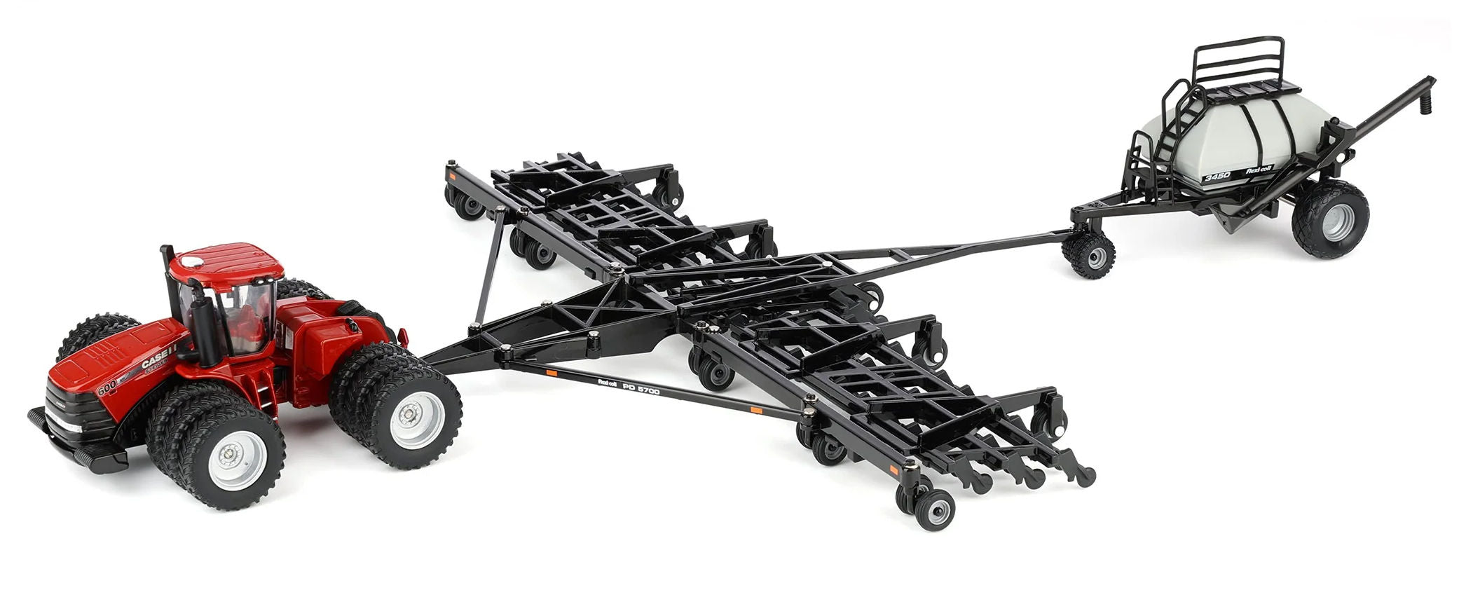 #44468 1/64 Case-IH Steiger 600 HD 4WD Tractor with Flexi-Coil PD5700 Air Seeder & 3450 Cart