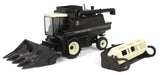 #44469B 1/64 International 1460 Axial-Flow Combine with Grain & Corn Heads, Black Chase Version