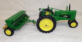 #45973 1/16 John Deere Model B Tractor with Grain Drill, 2025 Classic Green Reunion Edition