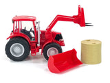 #459R 1/20 Big Country Red Tractor & Implements Set