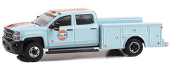 #46130-C 1/64 Gulf Oil 2018 Chevrolet 3500HD Dually Service Truck