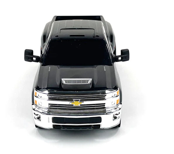 473B 1/20 Black Chevrolet Silverado 3500 Dually Pickup | Action Toys