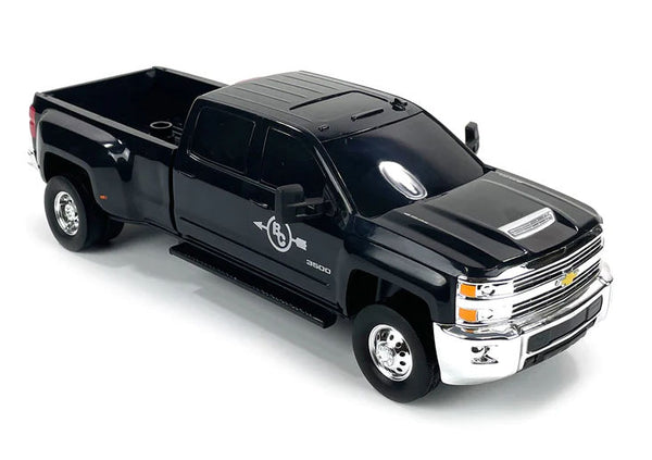 #473B 1/20 Black Chevrolet Silverado 3500 Dually Pickup