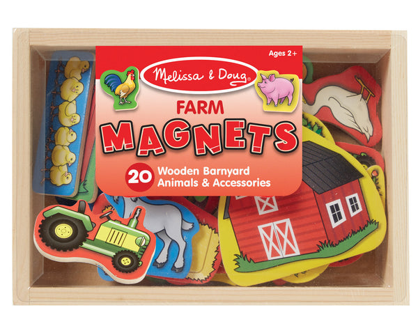 9279 Wooden Farm Magnets Set | Action Toys