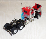 #60-1632 1/64 Viper Red & Silver Kenworth W900L Day Cab & East Mfg. Michigan Series 31' & 20' End Dump Trailers