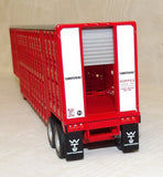 #69-2028 1/64 Koppes Truck Line International TranStar COE with Vintage 45' Wilson Livestock Trailer