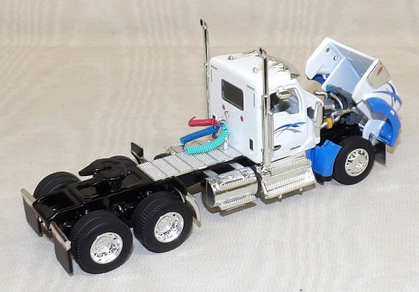 621771 1/64 White & Blue Kenworth W990 Day Cab - No Box | Action Toys