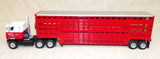 #69-2028 1/64 Koppes Truck Line International TranStar COE with Vintage 45' Wilson Livestock Trailer