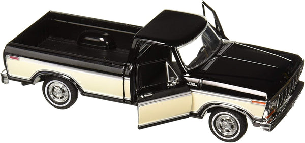 79346AC-BKC 1/24 Black & Cream 1979 Ford F-150 Custom Pickup