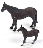 #809BC 1/20 Four Sixes Ranch Quarter Horse Mare & Foal Set