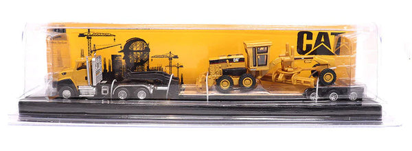 Diecast Masters 1/87 Cat CT660 Day Cab Lowboy Trailer & 163H Motor Grader | 84414