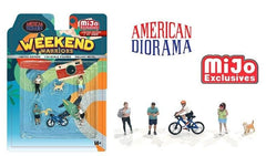 #AD-2402MJ 1/64 American Diorama Weekend Warriors Figure Set