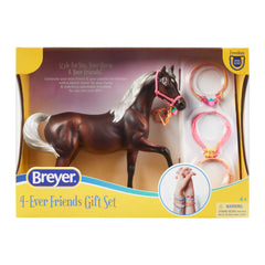 #B-FS-10438 1/12 4-Ever Friends Pink Perfection Gift Set with Silver Bay Mare
