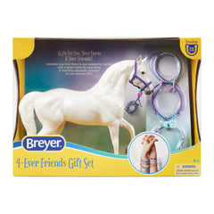 #B-FS-10451 1/12 4-Ever Friends Purple Power Gift Set with Silver Gray Mare