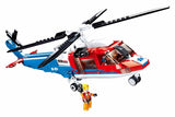 #B0886 "The Rescue" Medivac Helicopter Building Brick Kit