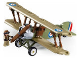 #B1293 Model Bricks Sopwith Camel S Biplane Building Brick Set
