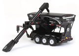 #CUST1715 1/64 Black J&M LC390 Gooseneck Bulk Seed Tender with Triple Axle