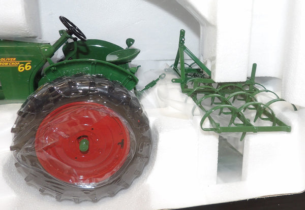 SCT326 1/16 Oliver 66 Tractor with Spring Tooth Harrow, The Toy