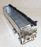 #60-1936 1/64 White & Red Peterbilt Model 389 with 48" Mid-Roof Sleeper & MAC Coal End Dump Trailer