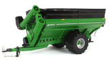 #UBC062 1/64 Green Brent Avalanche 1398 Grain Cart with Flotation Tires