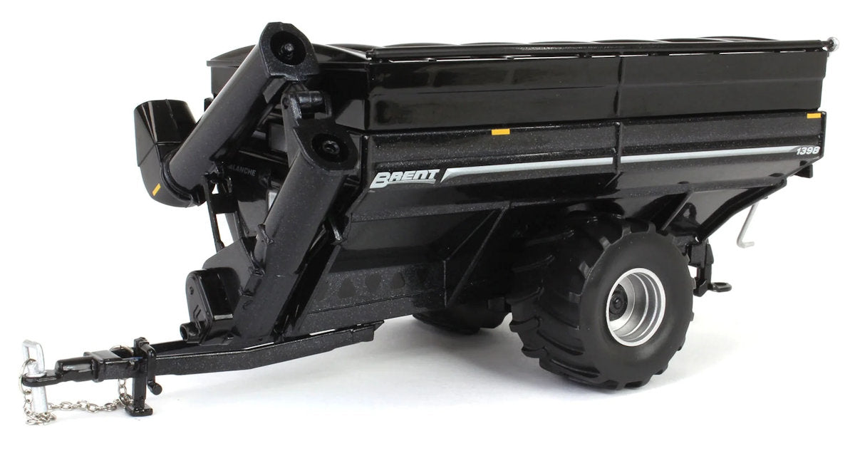 #UBC064 1/64 Black Brent Avalanche 1398 Grain Cart with Flotation Tires
