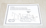 #ZJD1532 1/16 International TD-24 Diesel Crawler with Karry Arch - Damaged Box, AS IS