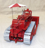#ZJD1533 1/25 International TD-24 Diesel Crawler with Cable Control Bullgrader & Umbrella