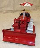 #ZJD1533 1/25 International TD-24 Diesel Crawler with Cable Control Bullgrader & Umbrella