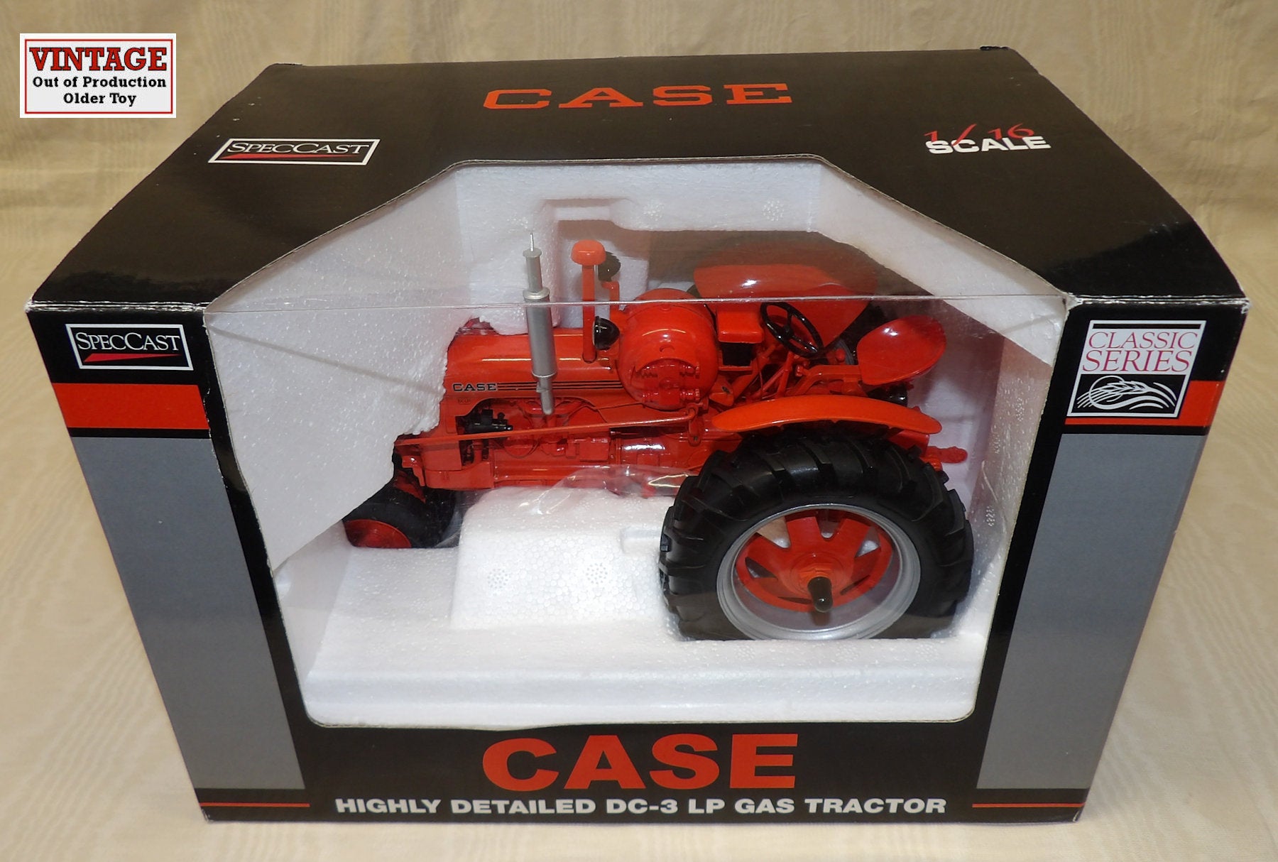 #ZJD1570 1/16 Case DC-3 LP Gas Narrow Front Tractor